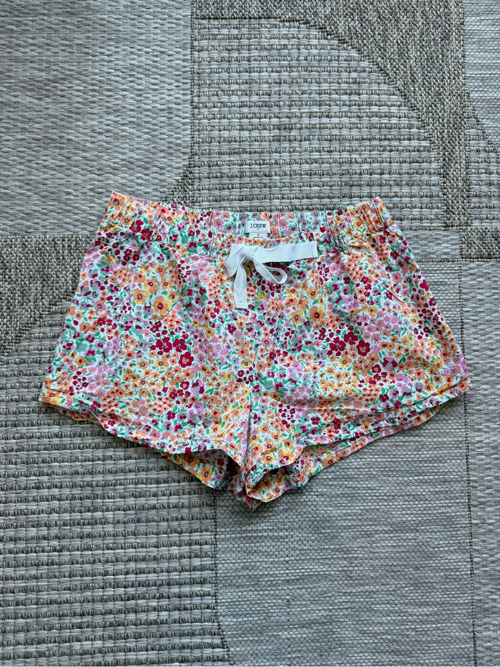 J Crew Floral Cotton Pajama Short